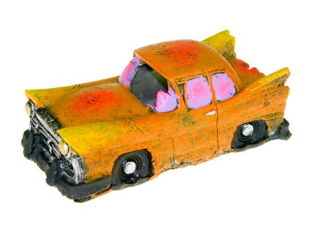 Blue Ribbon Pet Products Sunken Car Wreck Ornament Orange, 1ea One Size Cheap